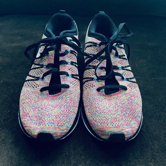 Nike Flyknit Trainer+ Rainbow Multi-Color 532984-014 Size 7.5 US 40.5 EUR 9 Wmns - Picture 2 of 12